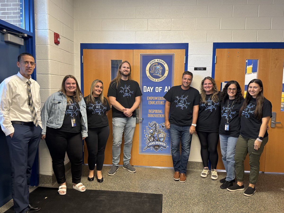 JAMS_Knights's tweet photo. What a #JAMazing Day of AI! 🤖💡
Both teachers and students took the lead—sharing how AI can elevate instruction, spark creativity, and empower innovation. The future is here, and it’s happening @EdisonDistrict 🌟 #DayofAI #AIinEducation #EmpowerEdison https://t.co/nQf8HalGxA