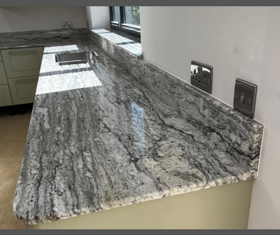 DesignStonework's tweet image. Another stunning worktop install wrapped up ✅ 

Featuring 30mm Rainbow White, a natural granite sourced from the quarries of Brazil and Namibia.🔥

Clean, timeless, and full of character! ✨ 

#graniteworktops #rainbowwhite #kitchengoals #naturalstone #norfolkworktops #norwich