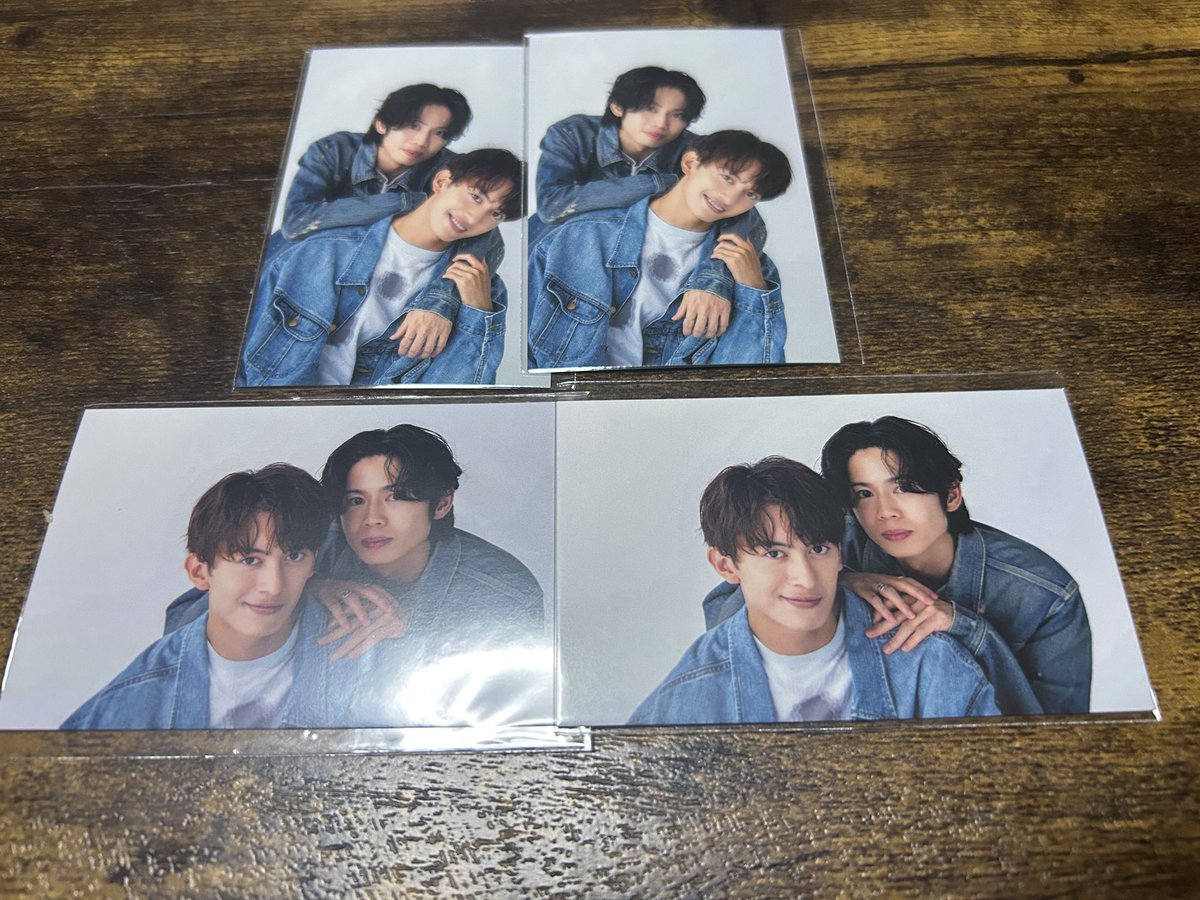 【譲渡】番ボ ブロマイド グッズ
ラッフルくじ
譲▶︎画像1~4

求▶︎画像1 各¥100
画像2~4 各¥50

番ボ本公演にてお手渡しor郵送希望です。
お気軽にお声掛けください。
よろしくお願い致します。
