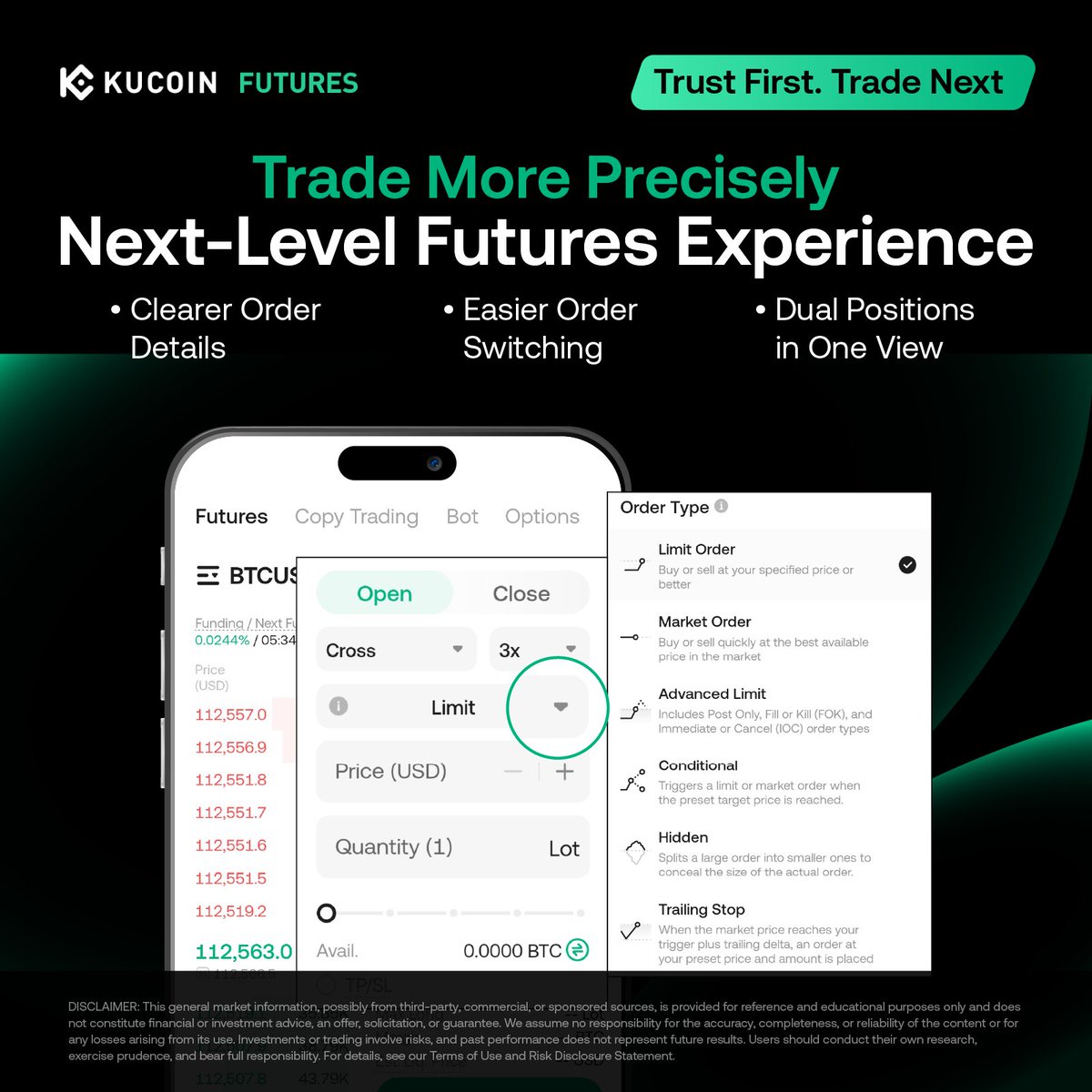 KuCoinFutures's tweet image. New app, new vibe 😏 
Trading’s smoother, faster, cleaner — basically, it just hits different. ⚡ 
One tap to switch, one tap to edit, zero excuses for missing that move 🚀 
👉 Update &amp;amp; feel the glow up→kucoin.com/download

#KuCoinFutures #CryptoTrading #AppUpdate