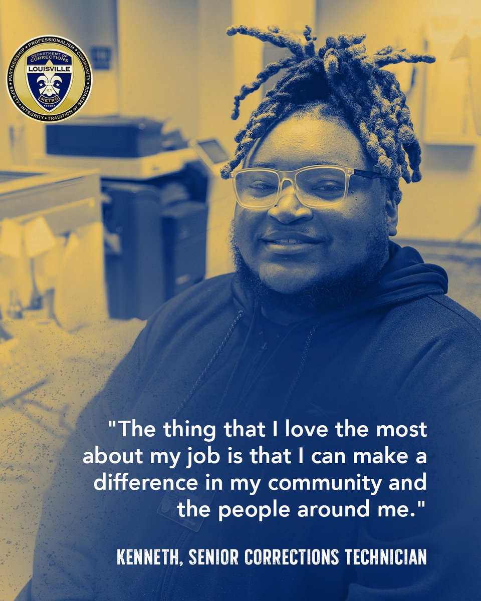 Our culture is rooted in purpose, with every team member playing a role in strengthening the community. Kenneth, a Senior Corrections Technician, reflects this commitment and reminds us that the work we do extends far beyond daily responsibilities.

#CorrectionsCares #WeAreLMDC