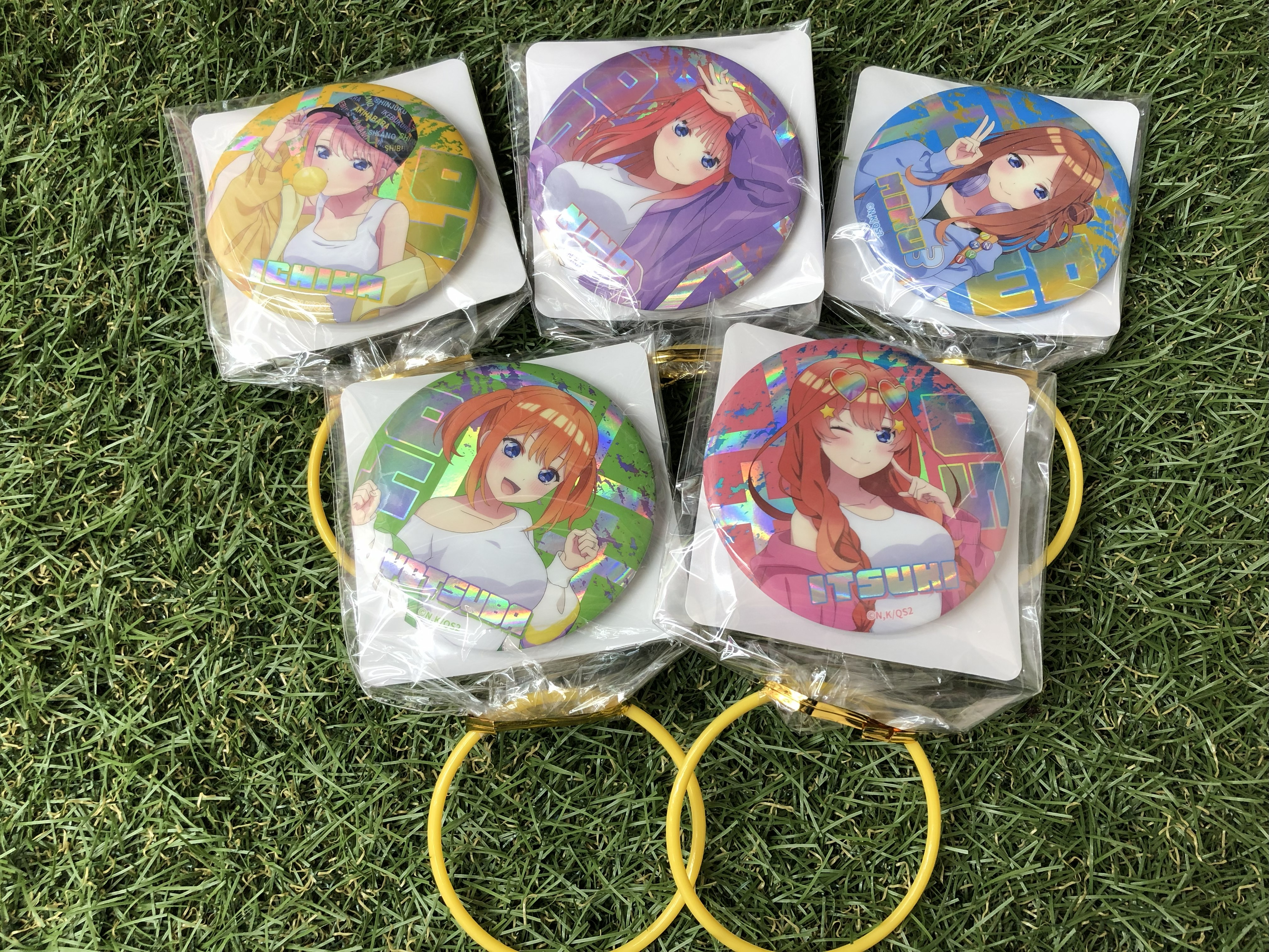 五等分の花嫁 ビッグ缶バッジ ストリートパーカー ver GiGO限定