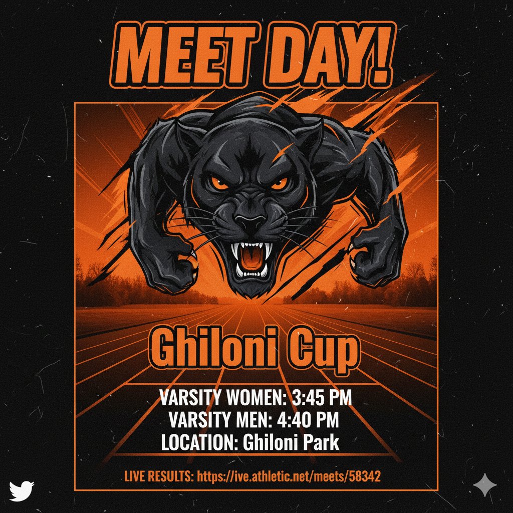 Cross Country has a big day today!

16th annual Ghiloni Cup at Ghiloni Park. 
Varsity races at 3:45 and 4:40.
Middle school race at 4:15.
<a href="/tgsports/">Worcester T&G Sports</a> <a href="/Jrudzinsky/">MHSathletics</a>