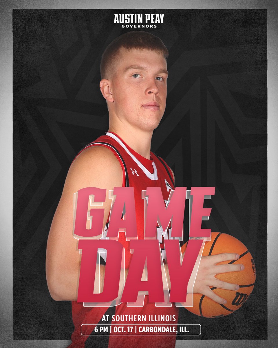 For the first time in 228 days... 𝗜𝗧'𝗦 𝗚𝗔𝗠𝗘𝗗𝗔𝗬! 🎩🏀

🆚 Southern Illinois
⏰ 6 PM
📌 Carbondale

#BleedRed | #LetsGoPeay