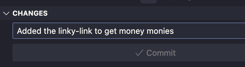 kirjd's tweet image. My commit messages recently now that I am the whole team