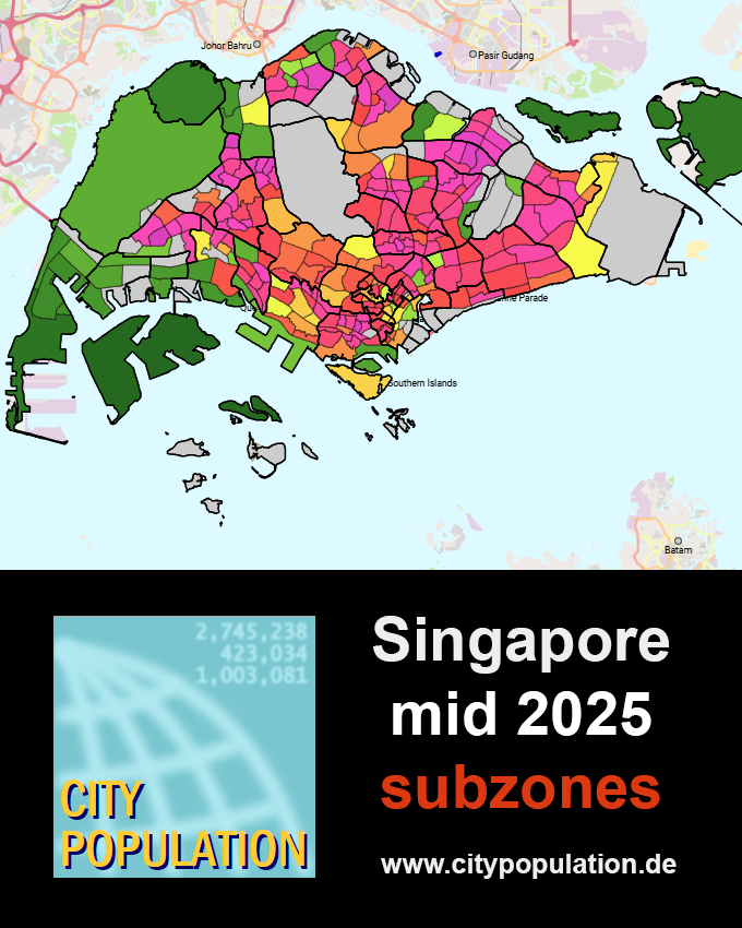 #Singapore: mid-2025 #population esitimates are added to #regions, planning areas and #subzones - citypopulation.de/en/singapore/