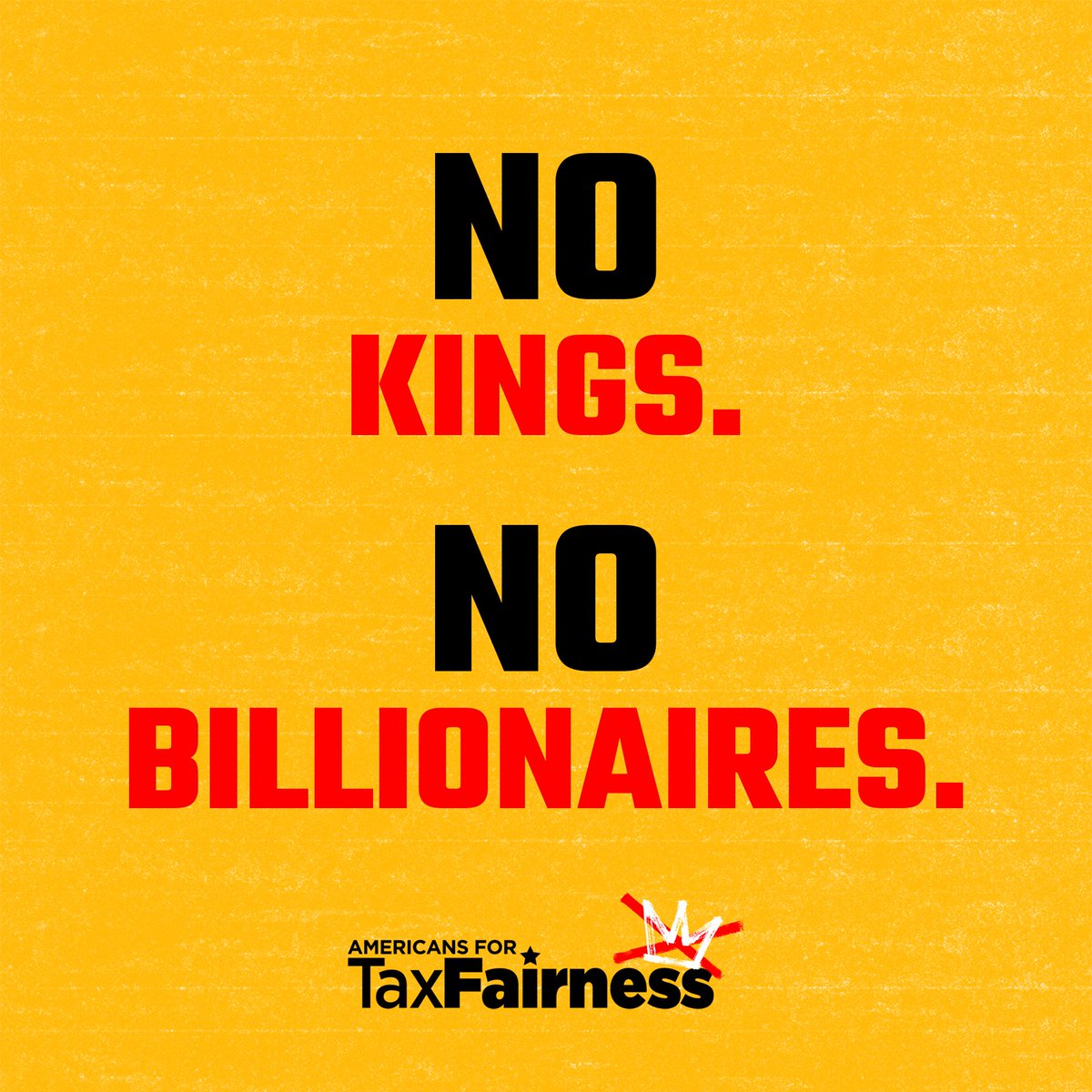 On Saturday, we're wearing yellow.

There are no kings in America, no matter how hard billionaires try to rig the rules to make it so.

Join us: nokings.org/?SQF_SOURCE=atf