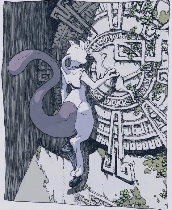 Fan art | Pokémon - Mewtwo Artist: