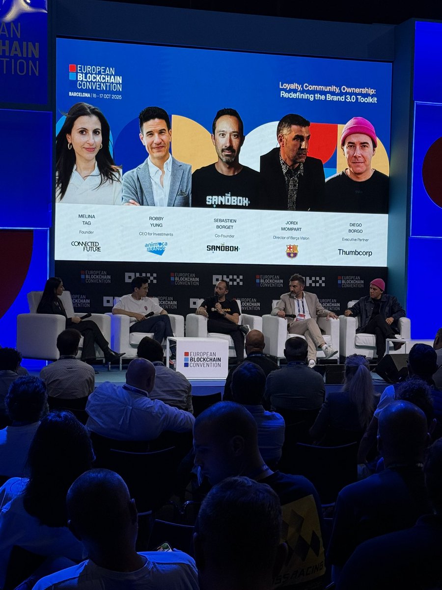 EBlockchainCon's tweet photo. Brands. Fans. Web3. #EBC11 https://t.co/DbFDBhYifN