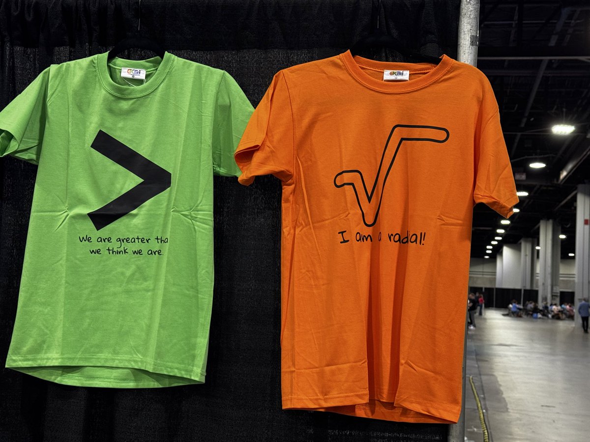 teedjvt's tweet photo. Come visit @ckinged at booth 2036!  
➡️ lots of professional development resources 
➡️Check out the awesome shirts!
#NCTMATL25 #MathTShirts https://t.co/PjKkHCm6pO
