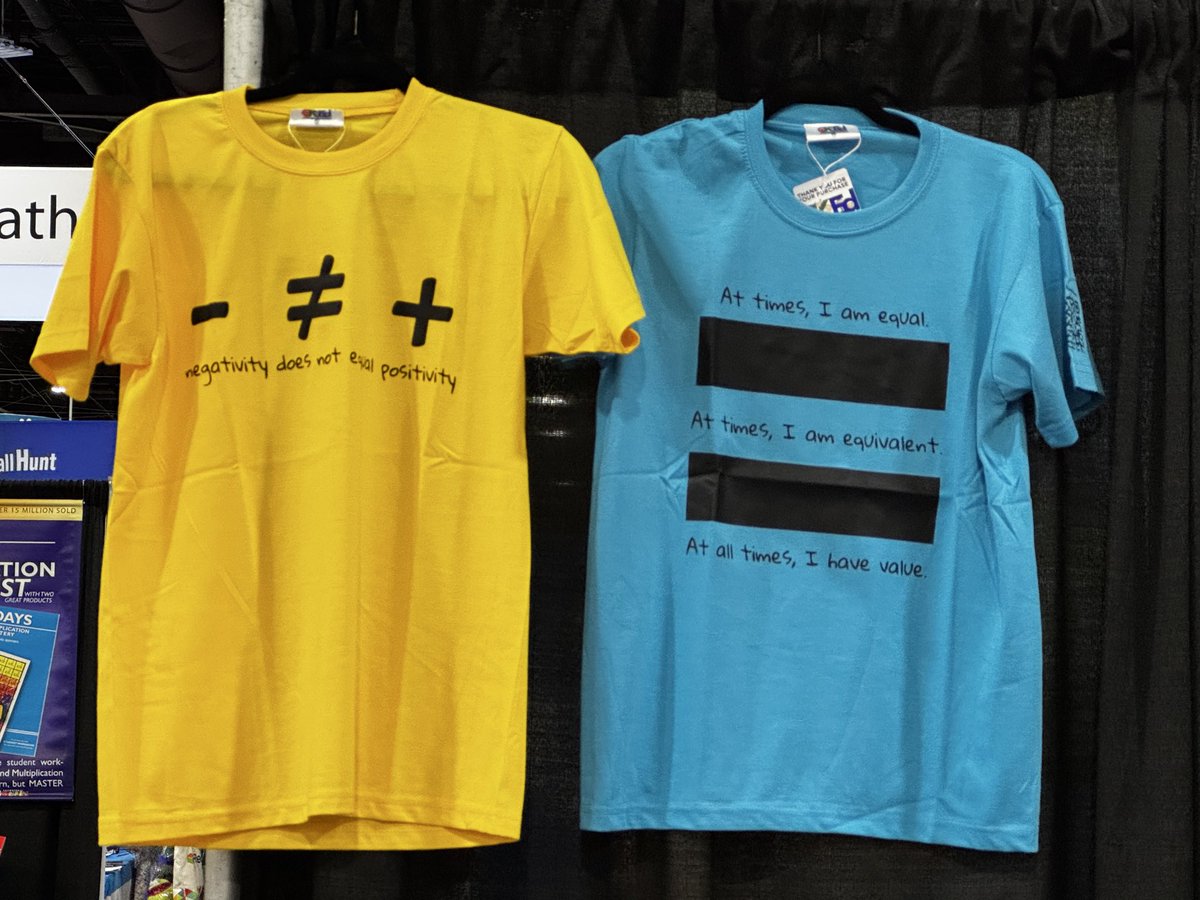 teedjvt's tweet photo. Come visit @ckinged at booth 2036!  
➡️ lots of professional development resources 
➡️Check out the awesome shirts!
#NCTMATL25 #MathTShirts https://t.co/PjKkHCm6pO