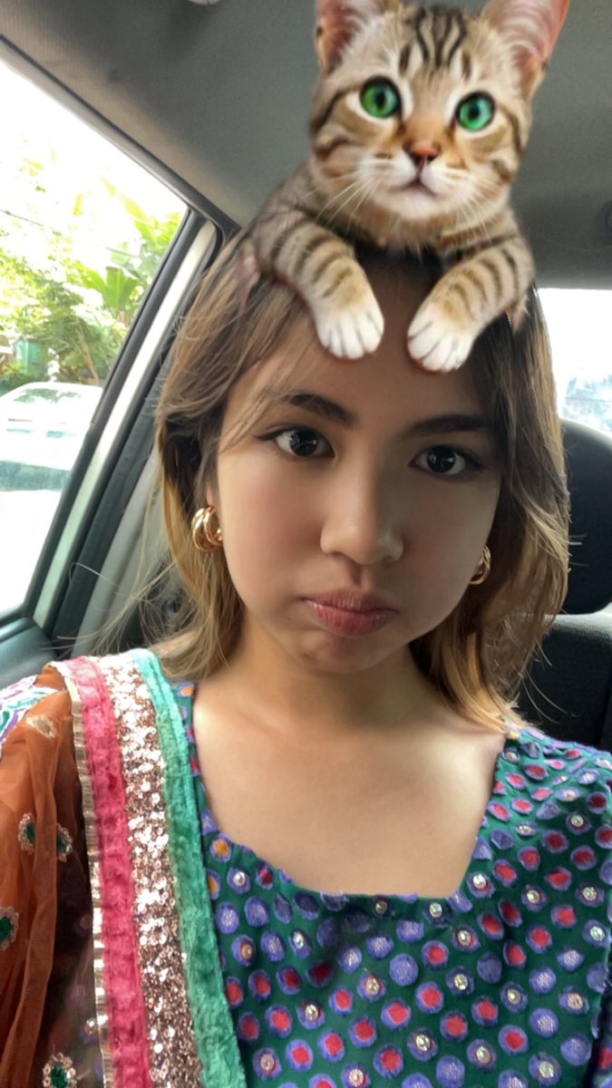 oaktra_'s tweet image. meow filter. also happy diwali :3 #mcsrtwtselfieday