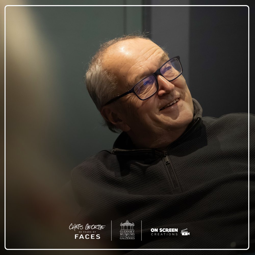 We were in esteemed company last night as we were invited by the team at Guernsey Museums to capture a fascinating talk by Chris George to compliment his current '50 Years of Faces' exhibition.

Entry to his exhibition is FREE with a discovery pass! 🎟