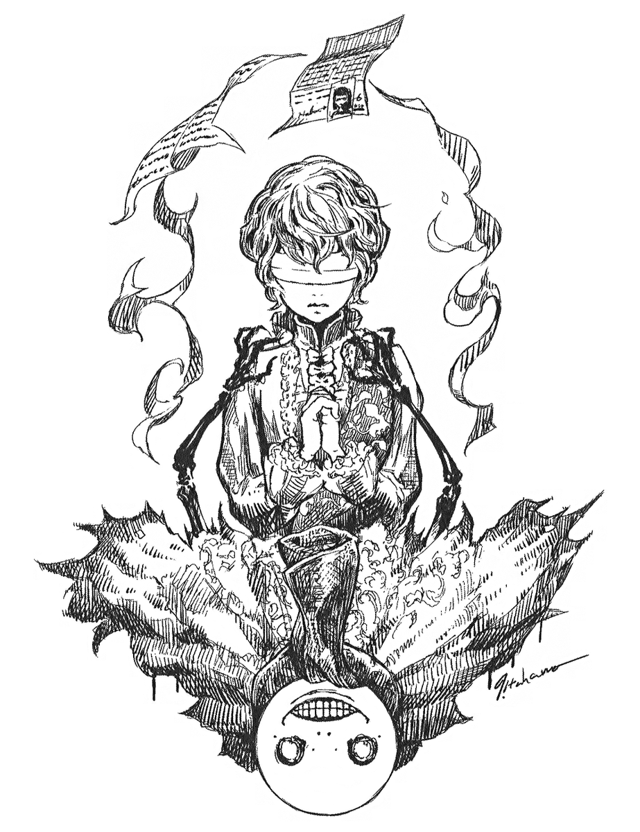 dailynier's tweet photo. Official NieR Replicant artworks by Toshiyuki Itahana for NieR: Automata - Black Box: [Gestalt Keikaku Kaisouroku] NieR Replicant Recollection, 2017. https://t.co/0WOCIB3hnO