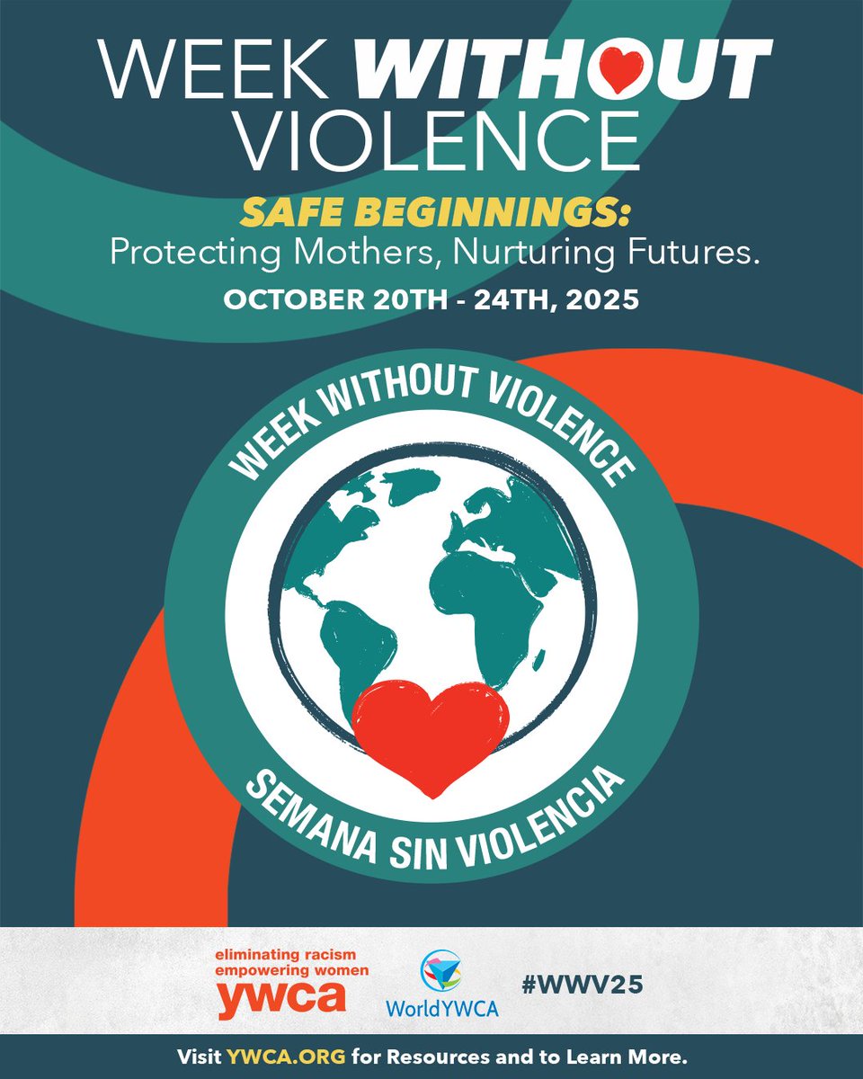 #WeekWithoutViolence starts next Monday! Throughout the week, we’ll be sharing stories from real YWCA program participants to amplify their voices, honor their resilience, and inspire action. #OneYWCA #WWV25