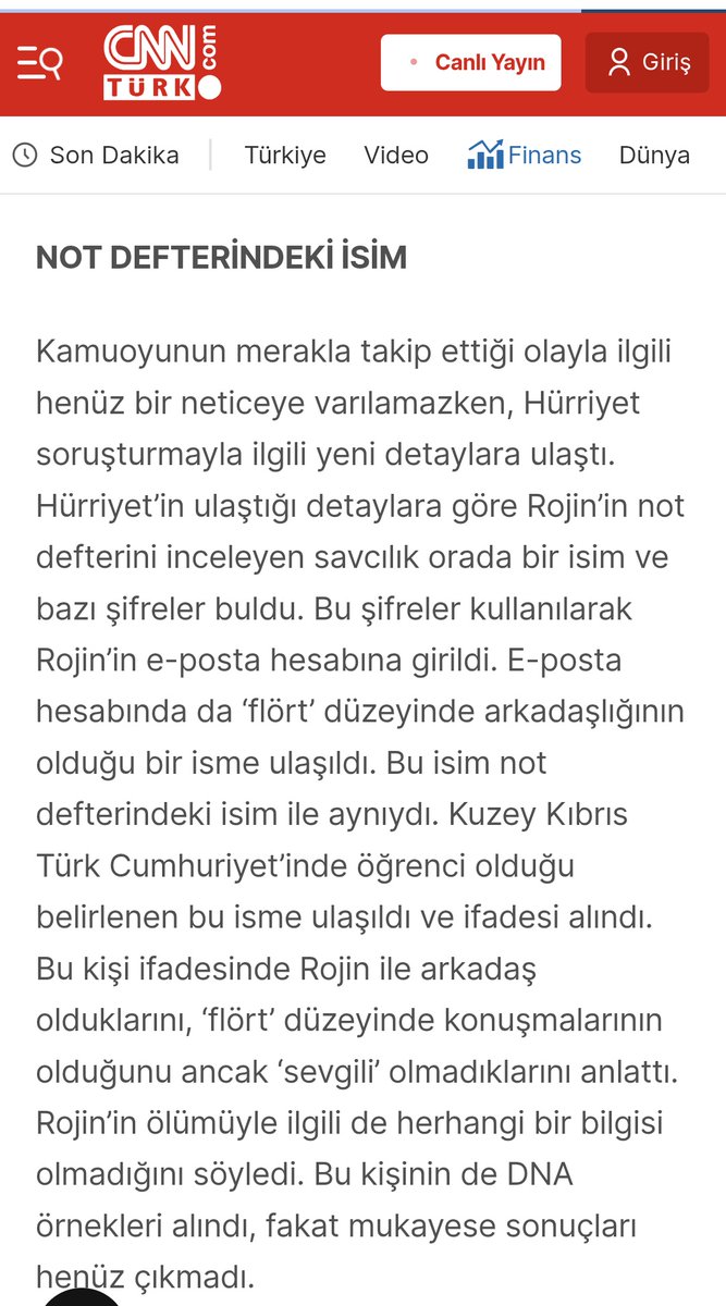 Kamuoyuna duyurulur.

Dün akşam yayınımızda Enes Şevli’yi ifşa ettikten sonra, bugün bazı medya organlarında Rojin Kabaiş cinayeti üzerinden hedef şaşırtmaya yönelik algı operasyonları yürütülüyor.
Peki bu manipülasyonlara kim izin veriyor? Amaç ne?

İfşadan hemen sonra Enes