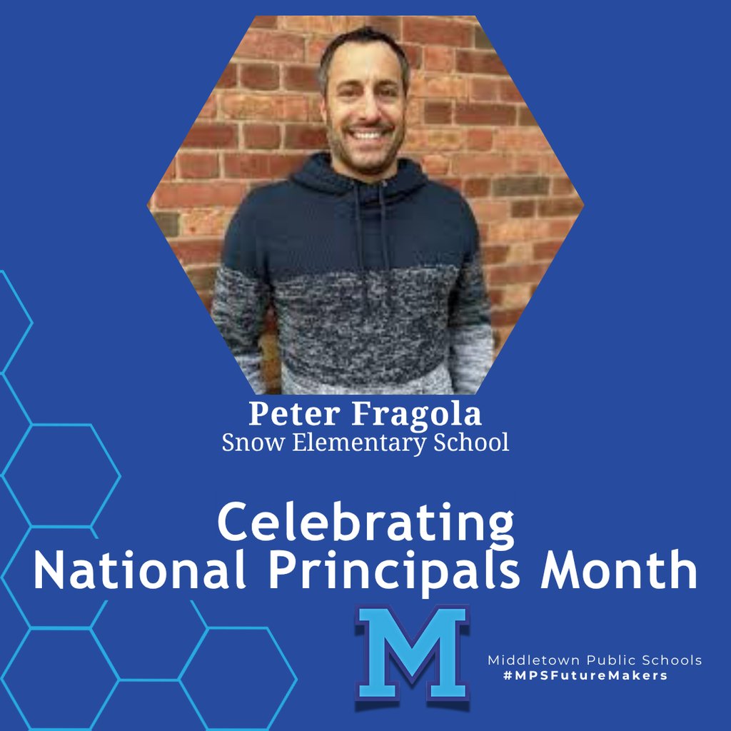 mps_ct_'s tweet photo. National Principals Month continues, and Middletown Public Schools are proud to recognize and celebrate our wonderful principals!

Principal Fragola from Snow Elementary School explains why he loves being a principal in Middletown! #MPS #MiddletownPublicSchools https://t.co/1EhUzhRoTc