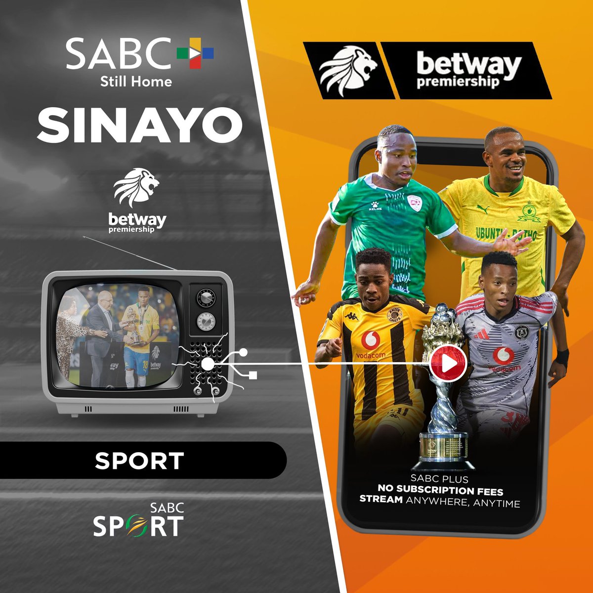 Jamani_Khanyi's tweet image. Into emnandi kukuthi yonke into ikhona on @SABCPlus and there are no subscription fees. Mntase just make sure you have the SABC Plus app and enjoy https:sabc-plus.com 📺 🥳🔥🕺🏻.