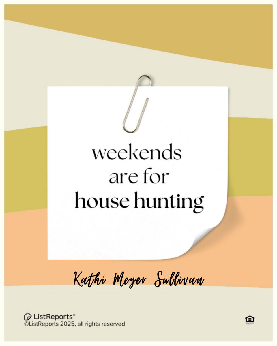 KMSrealtor's tweet photo. ✨ Weekends = dream home hunting 🔍🏘️
Ready to find yours❓
🔑Let’s make it happen! 📲
#openhouse #homebuyer #homeseller #househunting #homegoals #dreamhome #weekendvibes  #realestatematchmaker #KathiMeyerSullivan #BHHSevolution #KMSrealtor #homesweethome #realtor #theDSGal https://t.co/0u81MlHhF6