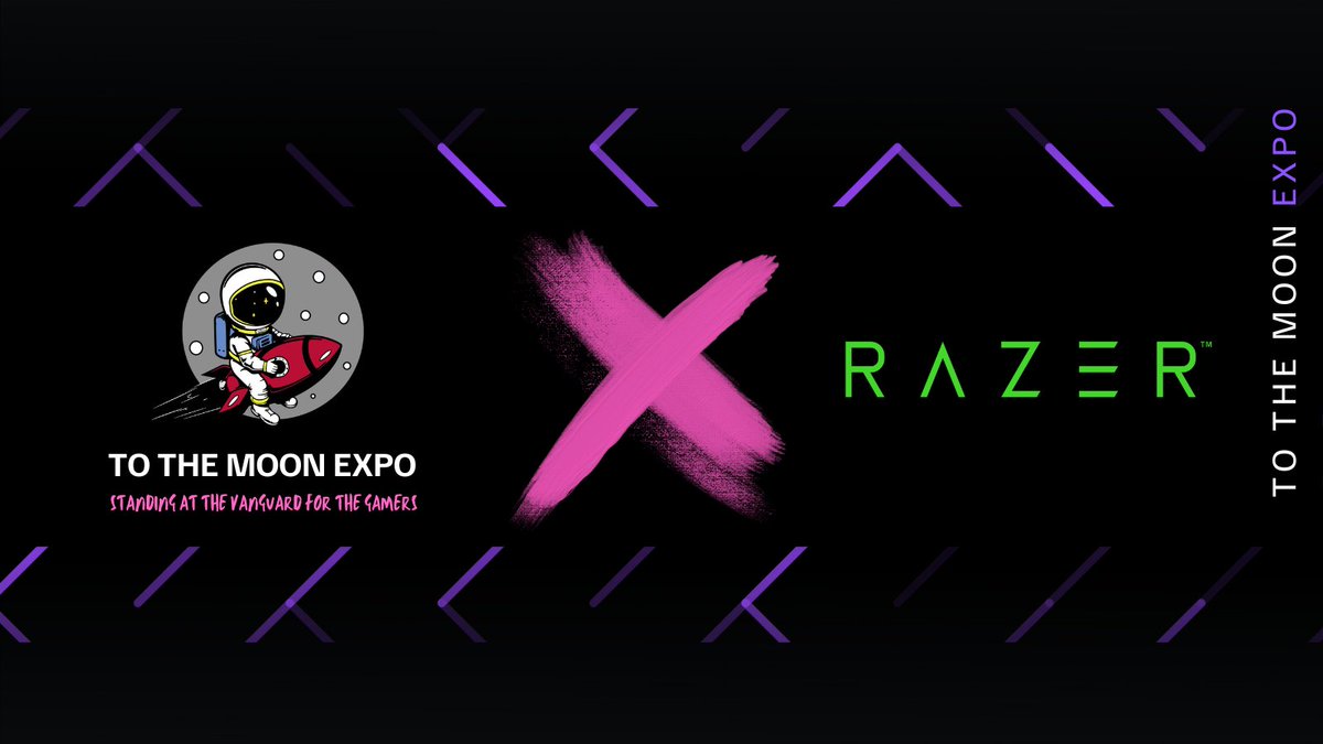 To The Moon Expo X Razer UK: FOR GAMERS BY GAMERS! 🐍

We are excited to announce that we have officially partnered up with <a href="/Razer/">R Λ Z Ξ R</a> UK for our Creator Zone!

Stay tuned for giveaways and MORE! 👀