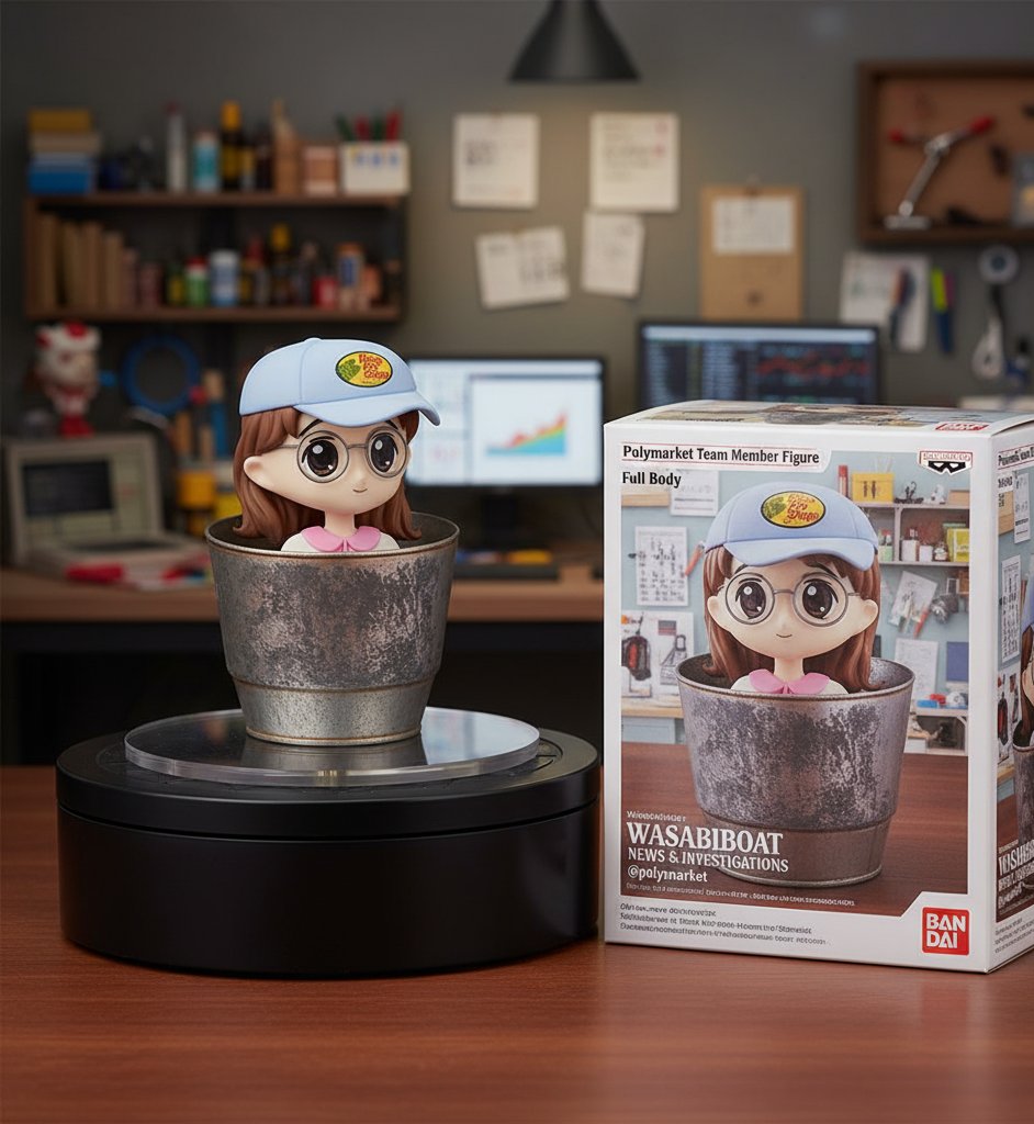 phosphenq's tweet photo. A courier showed up today, said the package was from @Atlantislq

I open it, and inside are all our Polymarket heroes.

One’s enough for me, who should I send the rest to?

Coincidences aren’t accidental when you’re inside @Polymarket https://t.co/ynI1SRu2my