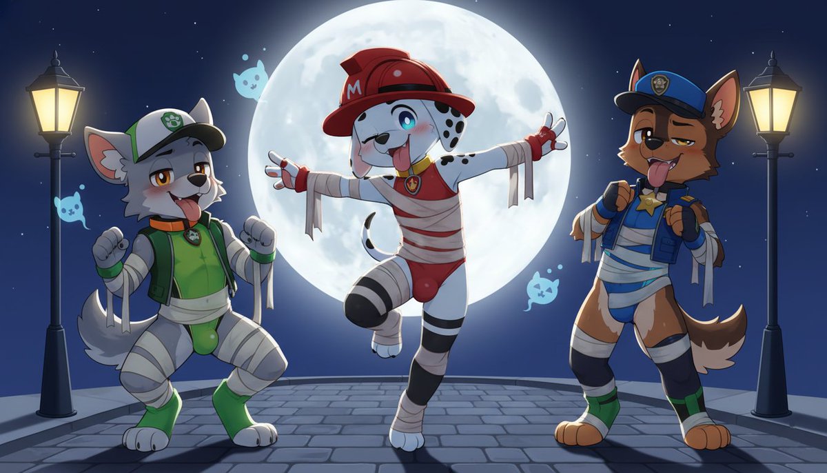 Halloween fun time with Paw Patrol! 👻