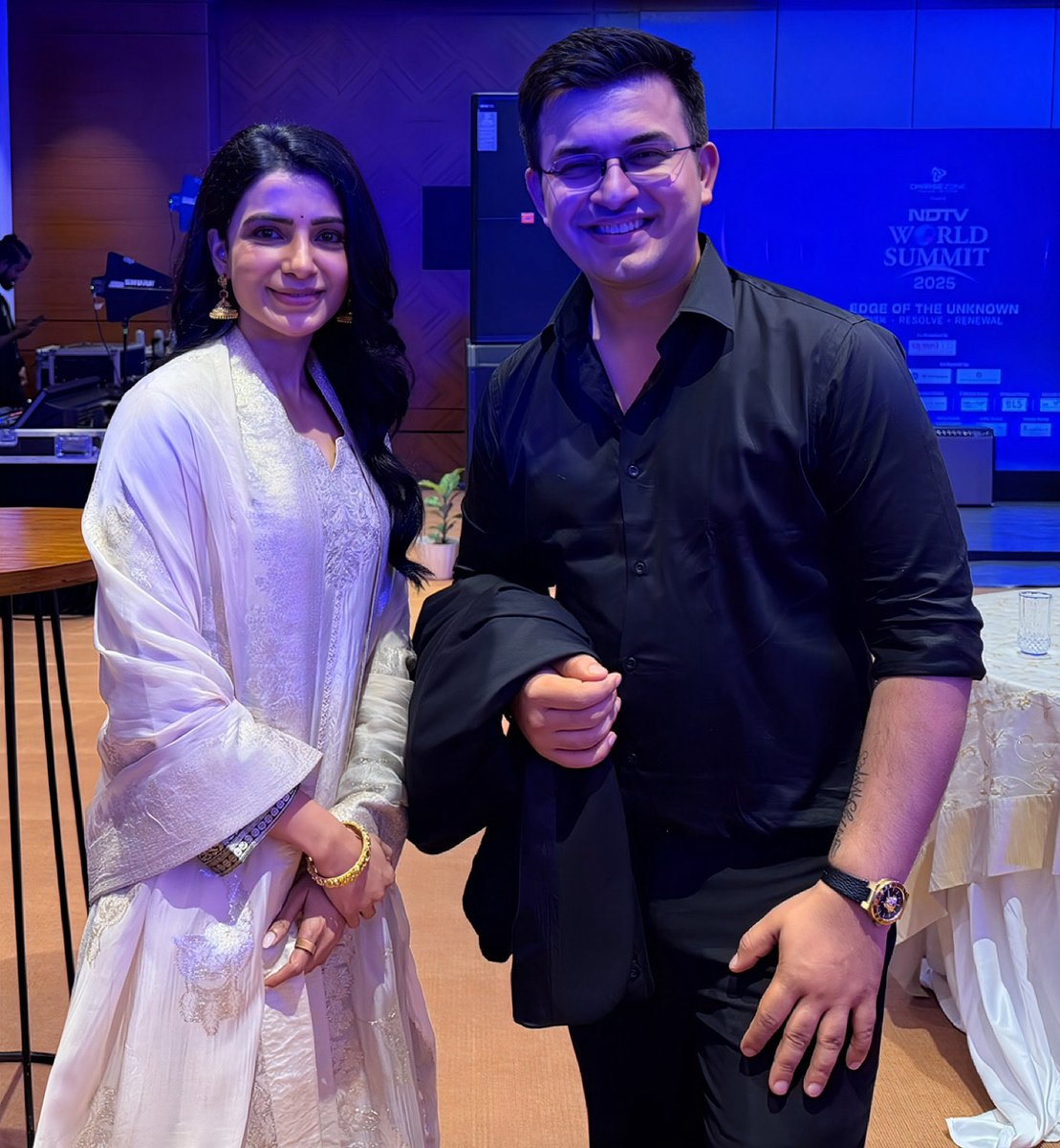 Elegance, strength, and grace all wrapped in one. Samantha, you continue to inspire with your talent and heart. 💫 #samantharuthprabhu