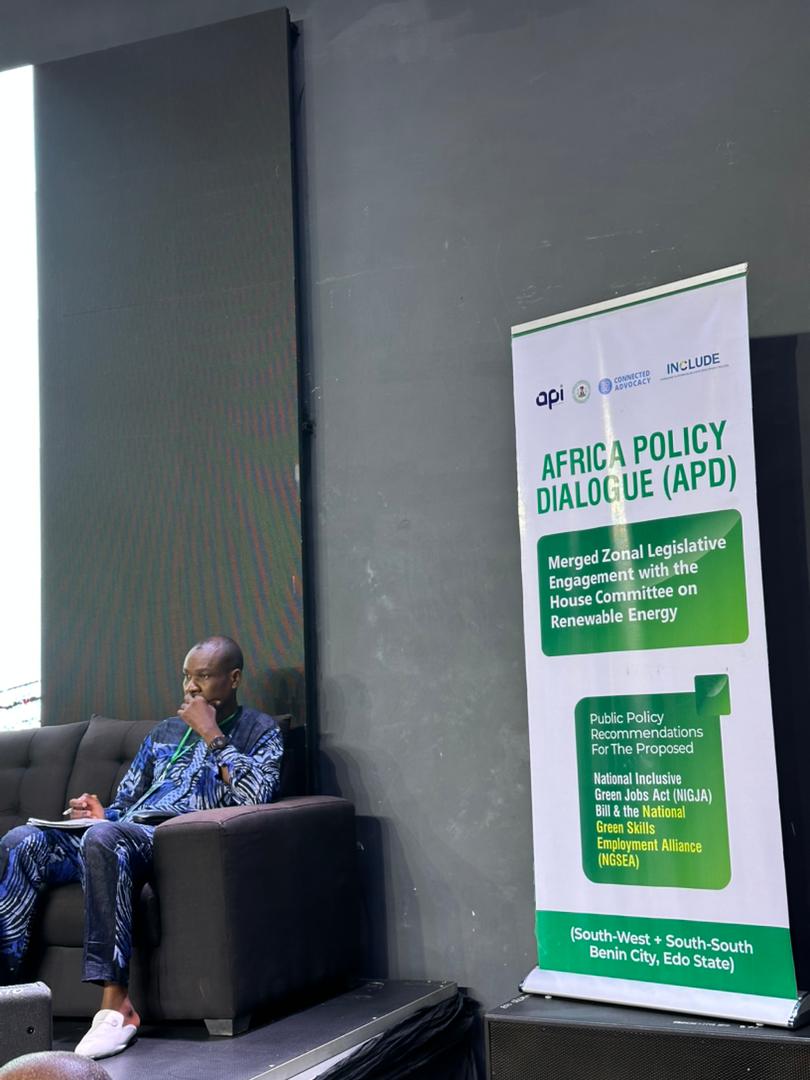 Participated in the plenary of Africa #Policy Dialogue on Inclusive #Green #jobs. My position is that there is a need to pair the proposed legislation with existing programs, legislation, and frameworks