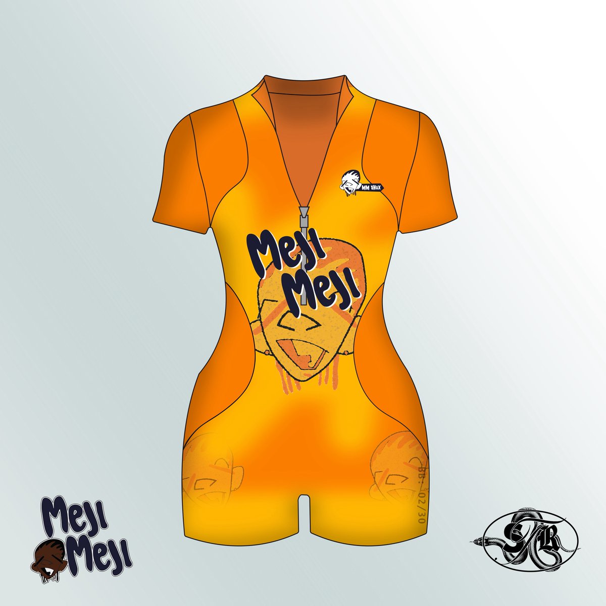 salltherager's tweet image. STR for mejimeji (concept design) @MejiMejico complete with custom Mascot design , romper , swimwear , dad hat and custom tee . fw me
