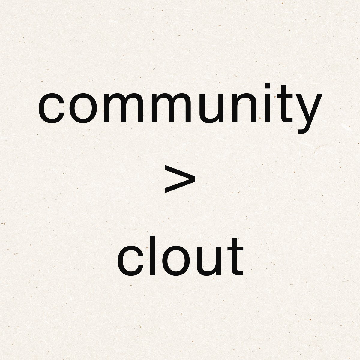 community building is like pushing a boulder uphill. when we launched Myosin, I felt that pain. we posted job listings to spark interest and it worked. Discord lit up.

I responded to every GM. people want to feel seen. it’s about genuine interactions. relationships take time.