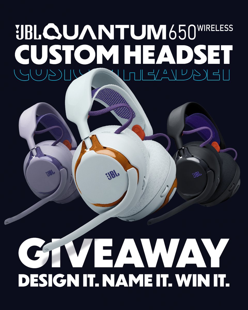 JBLQuantum's tweet image. An all new headset needs an all new custom design!
Tell us what your dream headset would look like and we'll pick one winner and create a custom design for their dream headset with @azpectcustomz! 🎧✨
Make sure to:
👍Follow @JBLQuantum
🔁Like and Reshare this post
💬Comment…