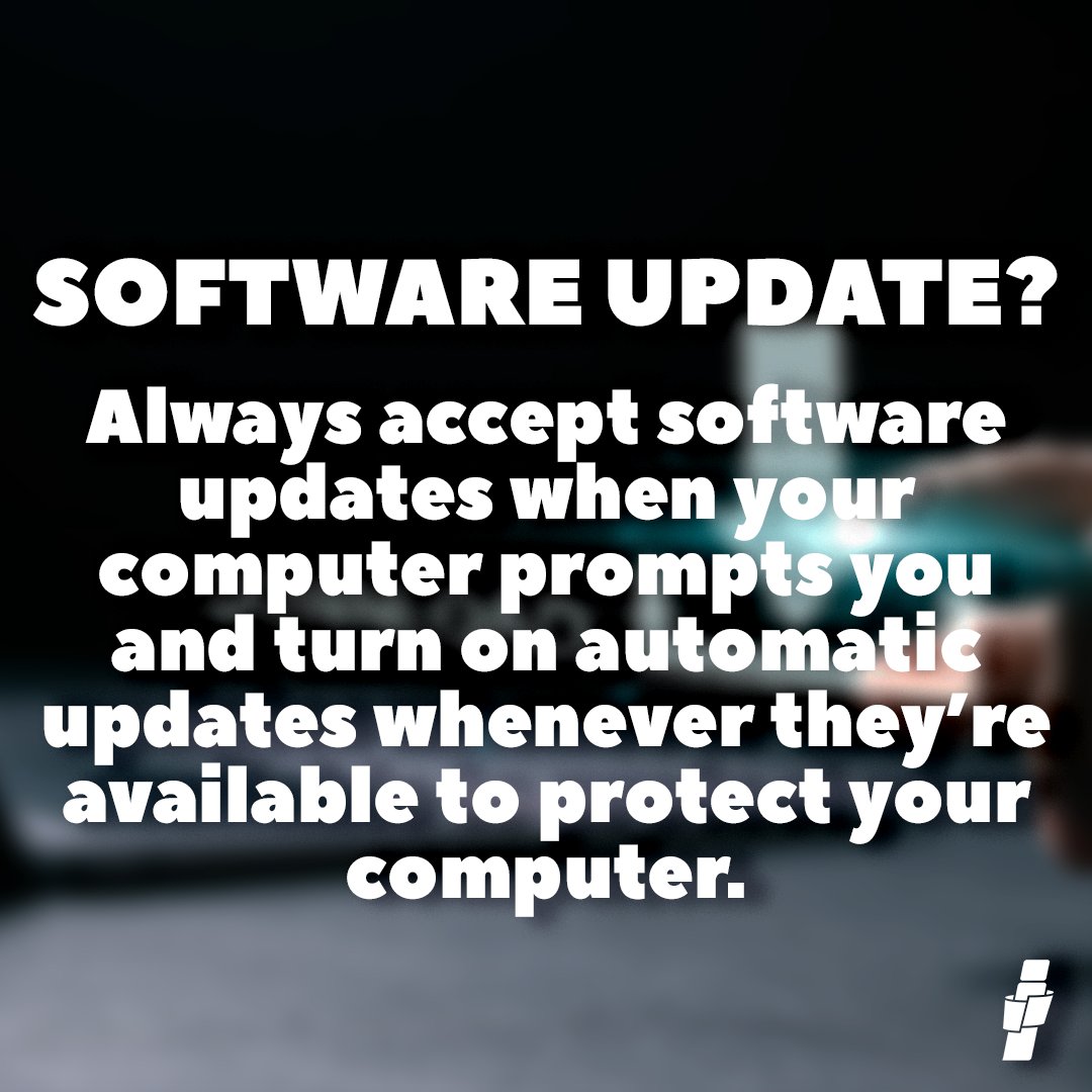 Always accept software updates when your computer prompts you and turn on automatic updates whenever they’re available to protect your computer. Talk to an insurance broker to make sure your business is protected against cyber-attacks.
#IBAC #CyberAwarenessMonth