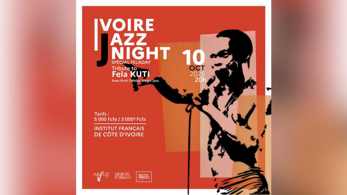 Hommage à Fela Kuti: un concert pour réconcilier les Ivoiriens avec le jazz
➡️ go.rfi.fr/lUS