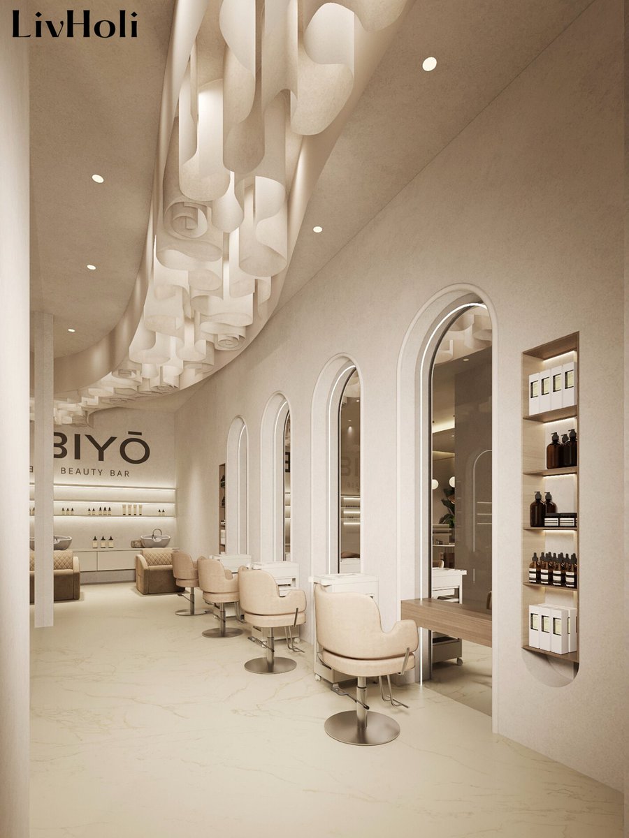 livholi's tweet image. Biyo is a beauty salon and spa that is located in Abu Dhabi, United Arab Emirates.
Designed by LivHoli Interiors
#wellnessdesign #spadesign