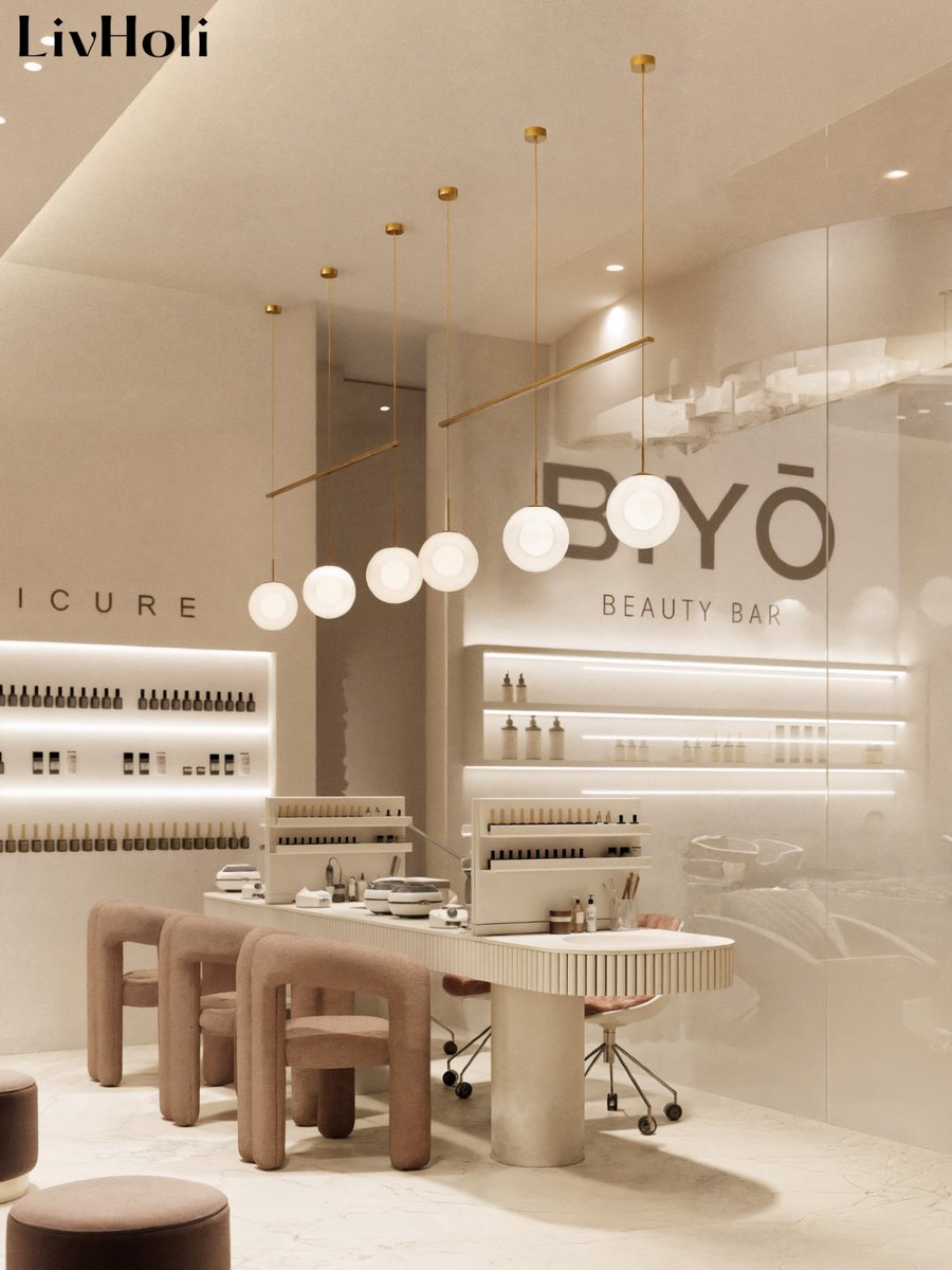 livholi's tweet image. Biyo is a beauty salon and spa that is located in Abu Dhabi, United Arab Emirates.
Designed by LivHoli Interiors
#wellnessdesign #spadesign