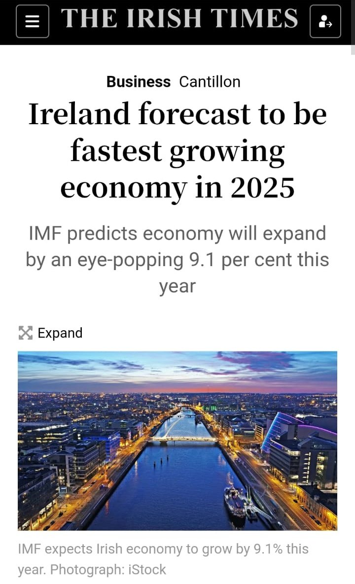 No house? Unable to afford home repairs? Unable to get a doctor's appointment/afford one? Worried at the price of basic groceries? Reluctant to turn on heat and dreading winter? Adult children emigrated and you're lonely?

Well don't be sad, because "the economy' is great! 😃