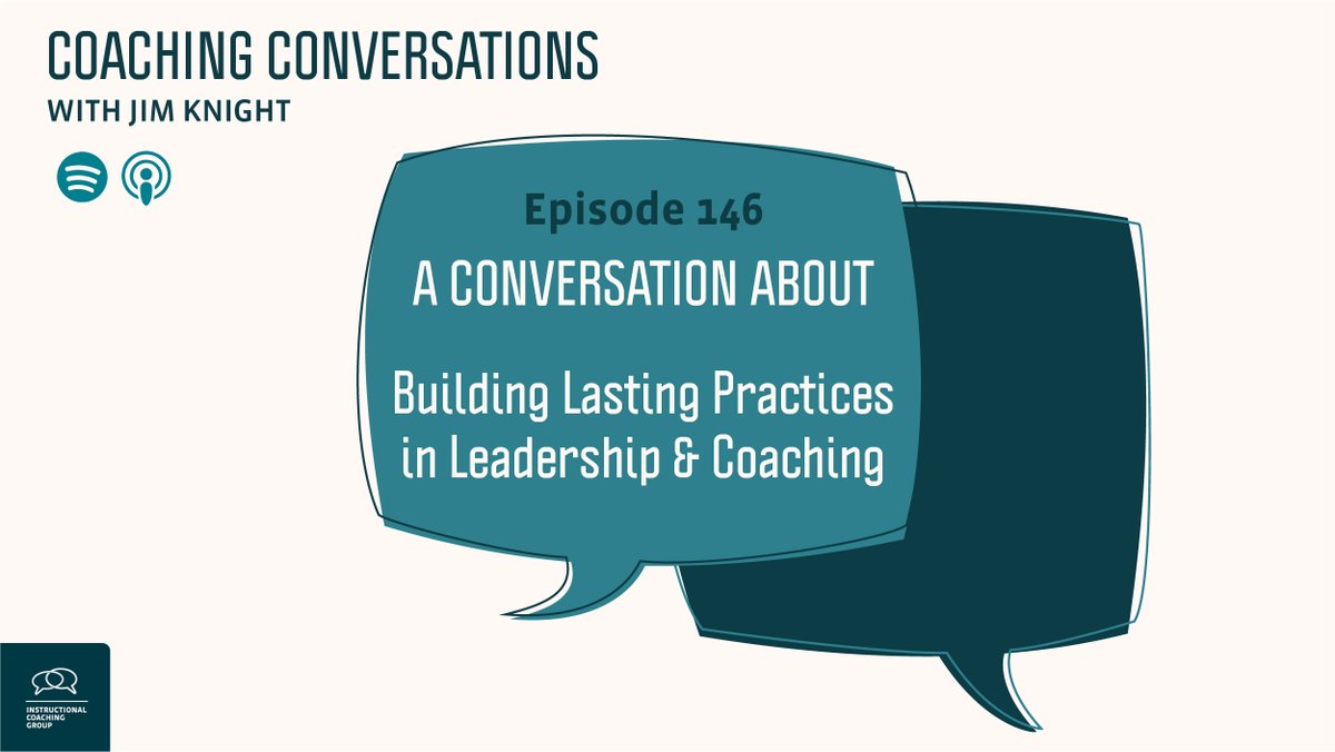 jimknight99's tweet image. One of the 1st people to inspire me to become an educational researcher, back in the 90s, was @HargreavesBC. I loved this conversation on the intersection of personal narrative & change.
🎧 Listen to Ep 146 of #CoachingConversations ow.ly/jVLX50XbOfK