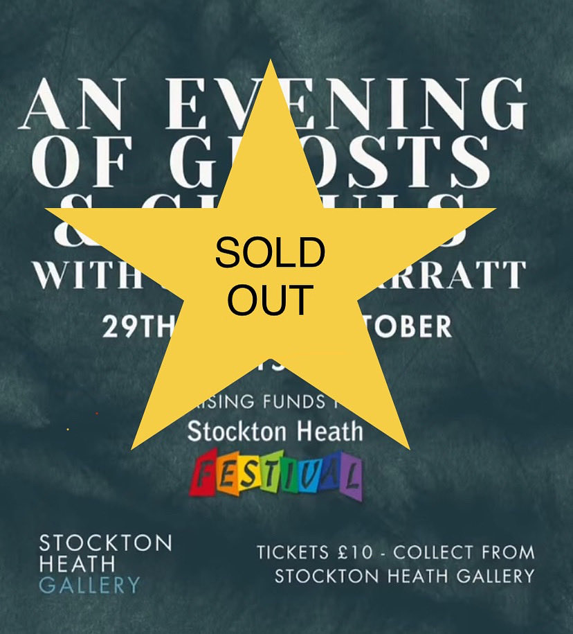 Our first #SHFestival fundraising event is completely sold out!

Thanks to everyone who has bought tickets to support us, and of course to Stockton Heath Gallery for hosting this ghoulishly fun event. 

Keep an eye out for more exciting fundraising events to come!