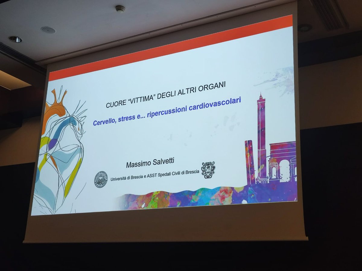 FedericaFogacci's tweet photo. 🧠 Prof. Massimo Salvetti at #ATC2025 explores the powerful connection between the brain, stress, and cardiovascular health.
The heart is not only a pump — it’s a mirror of our neuroendocrine and emotional balance #CvPrev #CardioTwitter #CardioX https://t.co/1i9ulfxWBD