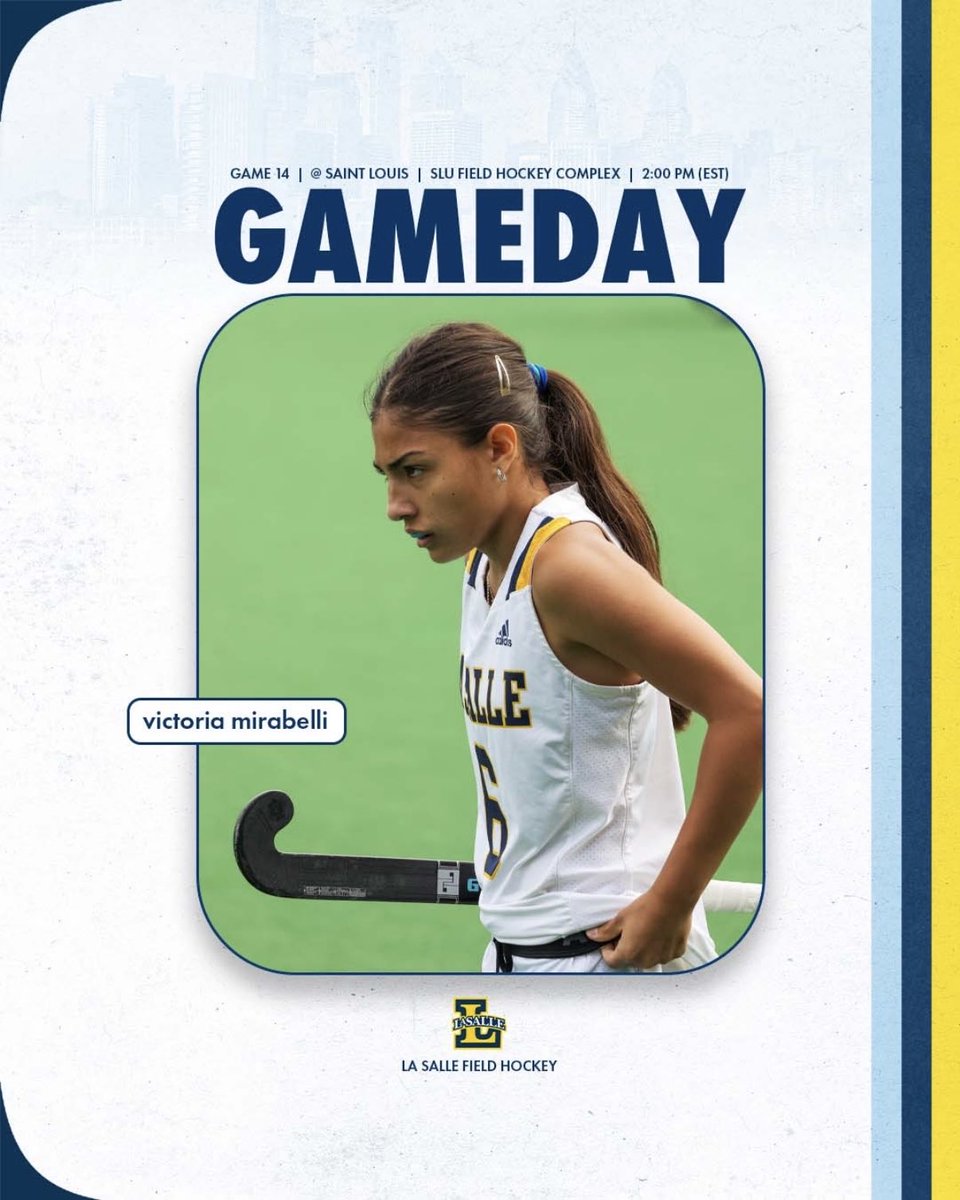 Furthest road trip of the season🚌

🆚Saint Louis
⏰2:00 PM (EST)
🏟️SLU Field Hockey Complex
📺ESPN+