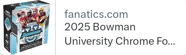 Back in stock 👇 #FANATICS #AD

$49.99 : bit.ly/47cVRAe