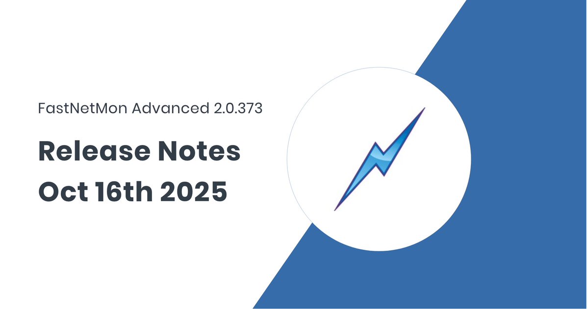 ⚡️ FastNetMon Advanced 2.0.373 is out!

GCore scrubbing support, Flow Spec allow lists, improved telemetry, AF_PACKET interface reporting, JSON output for traffic_buffer &amp; more.

Full release notes: eu1.hubs.ly/H0nXMXR0

#FastNetMon #DDoS #NetworkSecurity #NetOps #ReleaseNotes