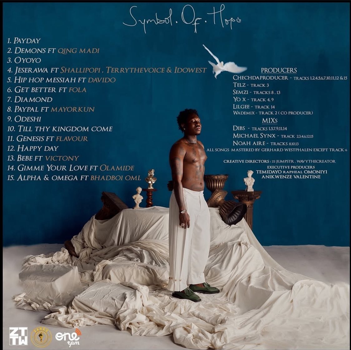 Congratulations to <a href="/Zlatan_Ibile/">#WorldPresident 🌎</a> on his new album “Symbol of Hope” Track 4 and 9 produced by <a href="/yoxgiddem/">Big X!</a>  🔥🐼

onerpm.link/symbolofhope