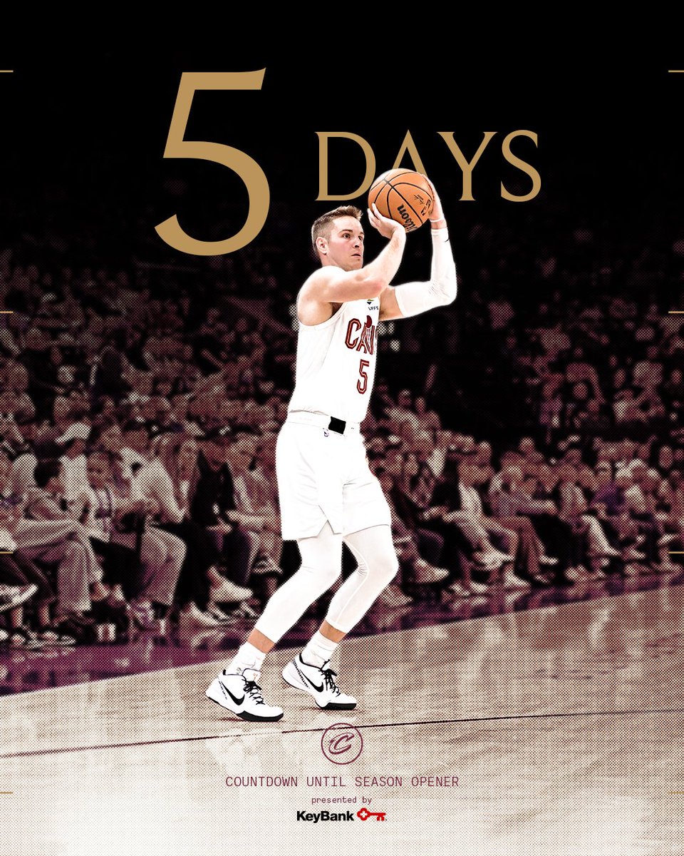 Just five more days, Cavs fans. 

@keybank | #LetEmKnow 