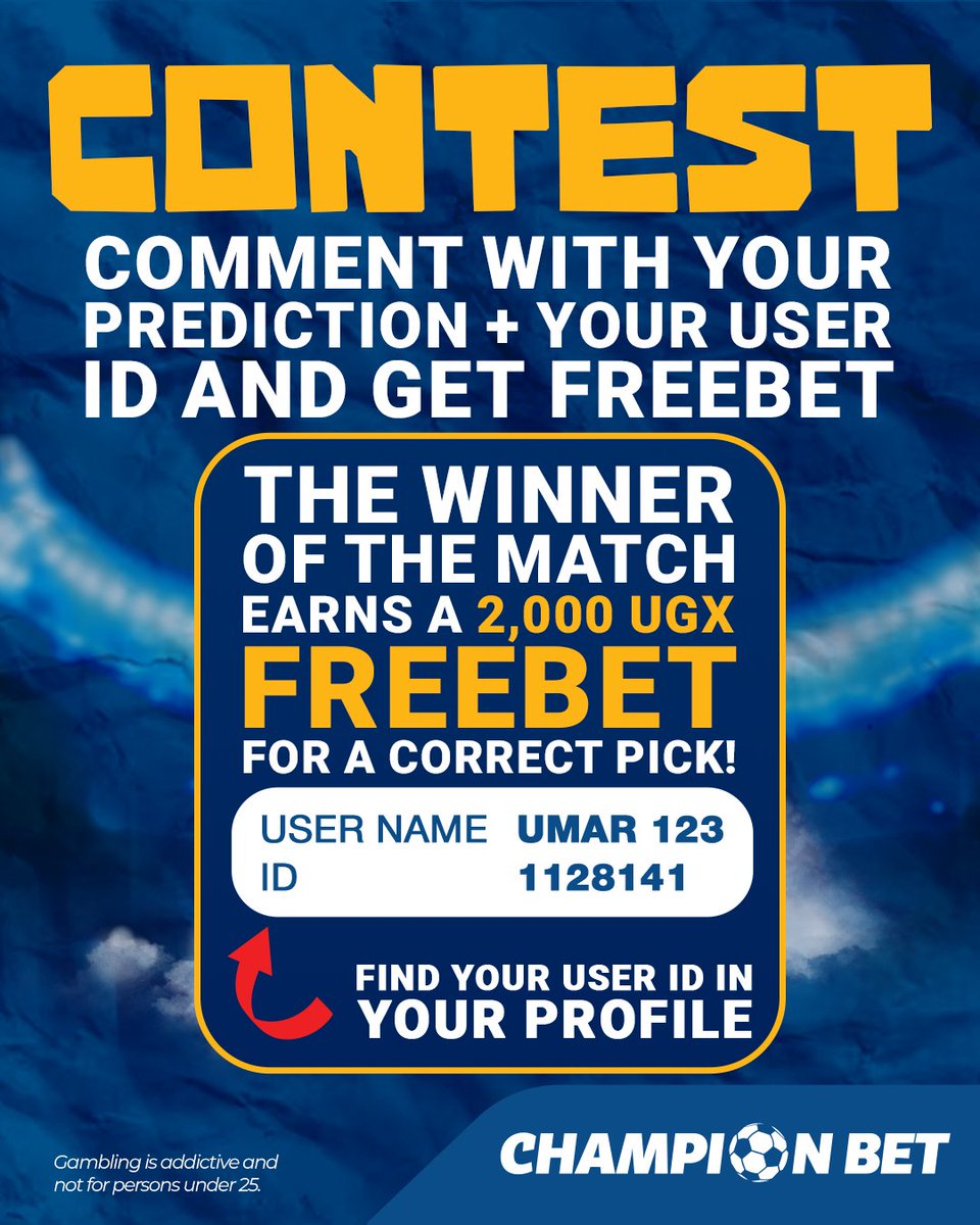 🔴⚽ Liverpool vs Manchester United – Premier League Showdown!

The biggest rivalry in English football is here! 🔥

🎯 Predict &amp; Win!
✅ Guess the winner and get 2,000 UGX FREE BET!

👉 Place your bets now at championbet.ug