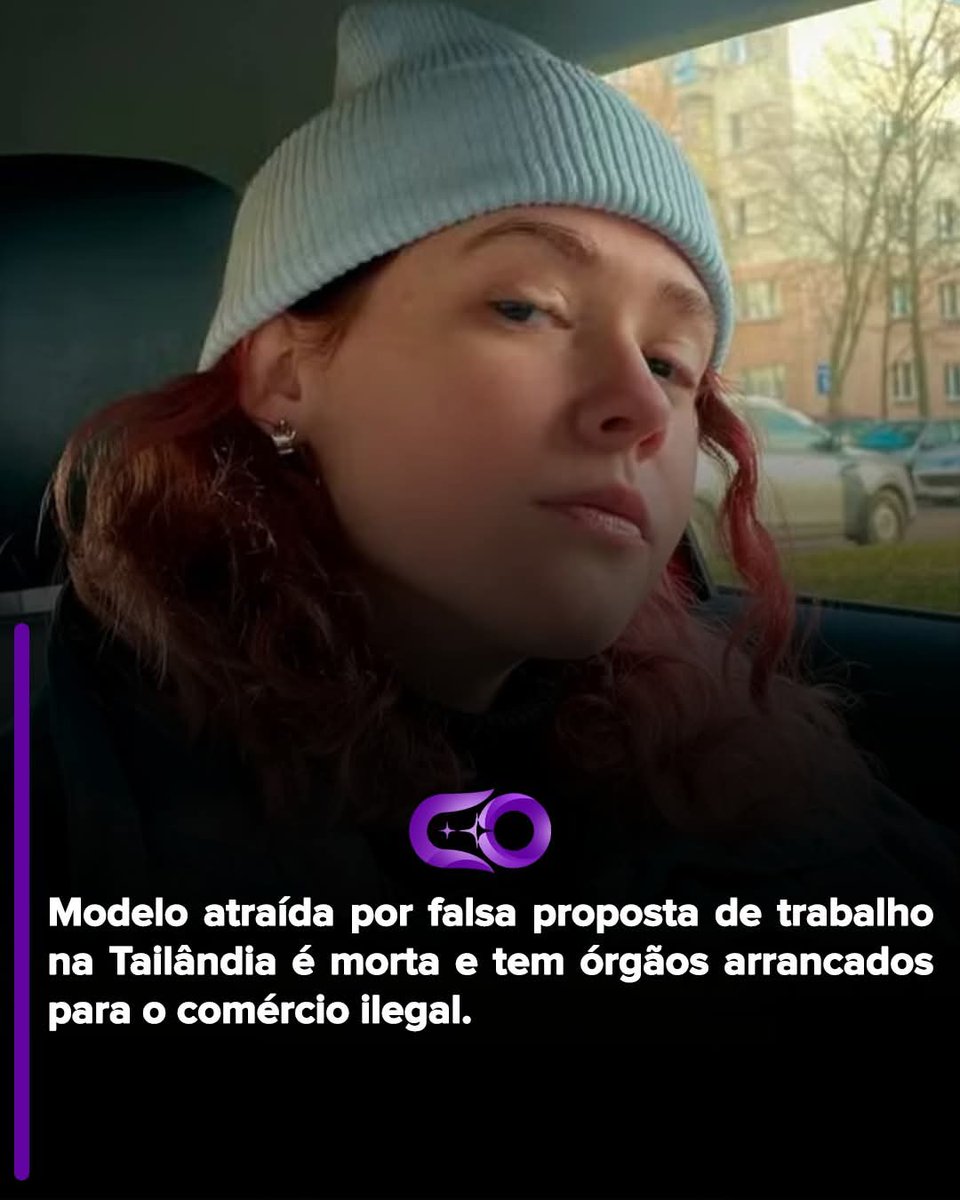 SensoCrtico1's tweet image. A modelo e cantora bielorrussa Vera Kravtsova, 26, viajou à Tailândia após receber uma falsa proposta de emprego como modelo e acabou sequestrada.
Ela foi levada a Mianmar, onde se tornou escrava sexual de homens ricos e, ao perder “valor”, foi assassinada e teve seus órgãos…