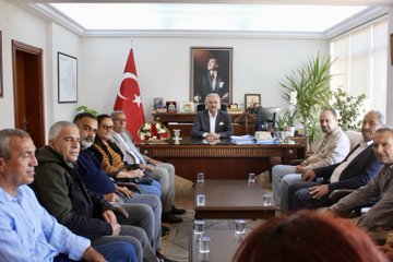 Söke Muhtarları Kaymakamı Ziyaret Etti