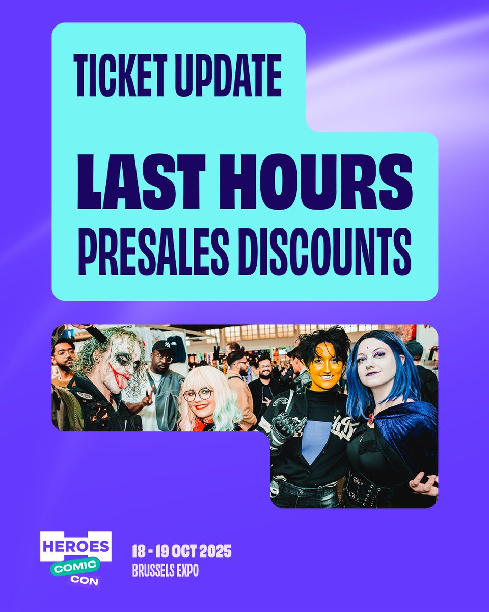 Heroes Comic Con Belgium tweet media