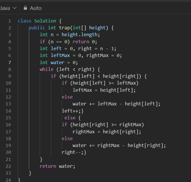 SaurabhSin99392's tweet image. Day 90 ⚡
Built my own rainwater calculator today ☔💧
Two pointers, smart logic, and some wet fun with arrays 😄
#100DaysOfCode #LeetCode