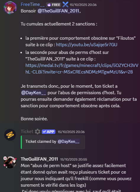 KC_Filou (@filoutos) on Twitter photo Franchement super ce serveur <a href="/UHCWorld/">UHC World V2</a> , Ban injustifié, les modo répondent jamais a mon ticket (+48 HEURES) surtout que certains sont pour des raisons obscurs intouchables c'est vrm bizarre la modération un jour j'en parlerais plus profondément... <a href="/TheGuill84/">Guill</a> Franchement super ce serveur <a href="/UHCWorld/">UHC World V2</a> , Ban injustifié, les modo répondent jamais a mon ticket (+48 HEURES) surtout que certains sont pour des raisons obscurs intouchables c'est vrm bizarre la modération un jour j'en parlerais plus profondément... <a href="/TheGuill84/">Guill</a>